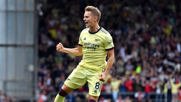 Martin Odegaard provided a rare moment of quality at Turf Moor