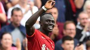 Sadio Mane scored his 100th Liverpool goal on his 224th appearance