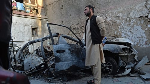 Scene in Kabul after drone attack killed 10 civilians, including seven children