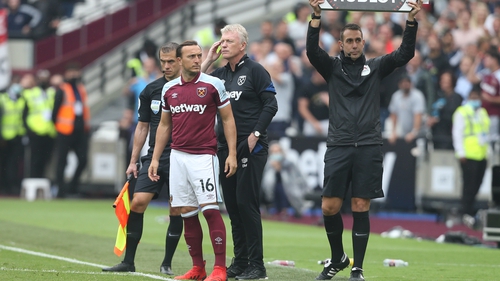 Mark Noble was sent on to earn his side a point - it didn't go to plan
