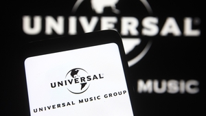 Universal Music Group's shares surged at the start of trading today in the biggest European listing of the year