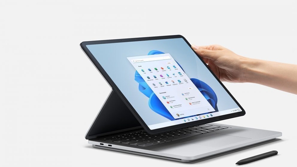 The Surface Laptop Studio has an adjustable screen