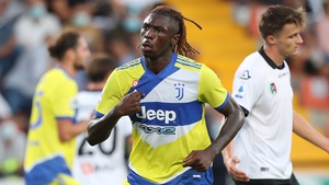 Moise Kean scored his first goal for Juve since returning to Turin on loan from Everton