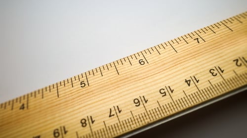 Imperial measurements include feet and inches while the metric system uses centimetres and metres