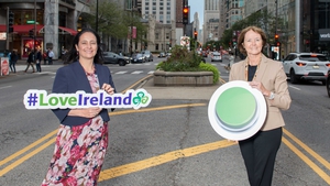 Tourism Minister Catherine Martin and Alison Metcalfe, Tourism Ireland's Head of North America in Chicago