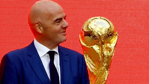 FIFA President Gianni Infantino has led moves for a World Cup every two years