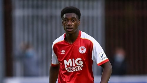 James Abankwah made an impressive substitute appearance in the FAI Cup final