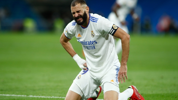 Benzema was unable to continue his good goalscoring form for Real