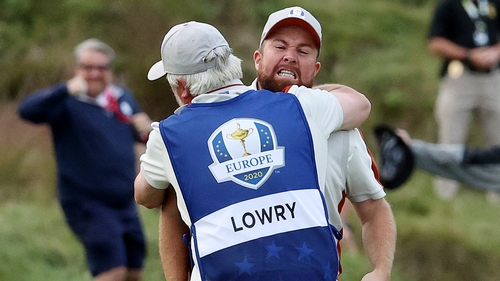 Lowry carded six birdies during a sensational display