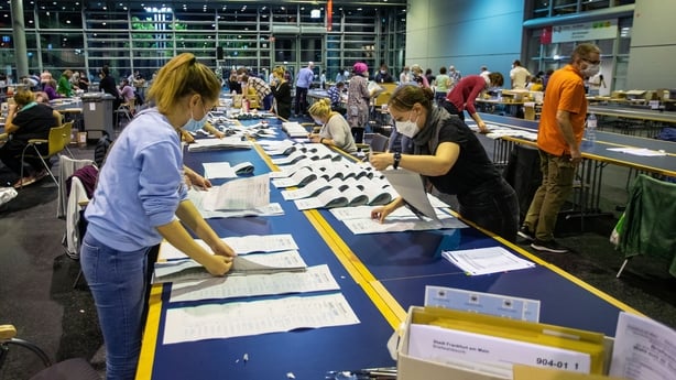 Ballot counting in Germany