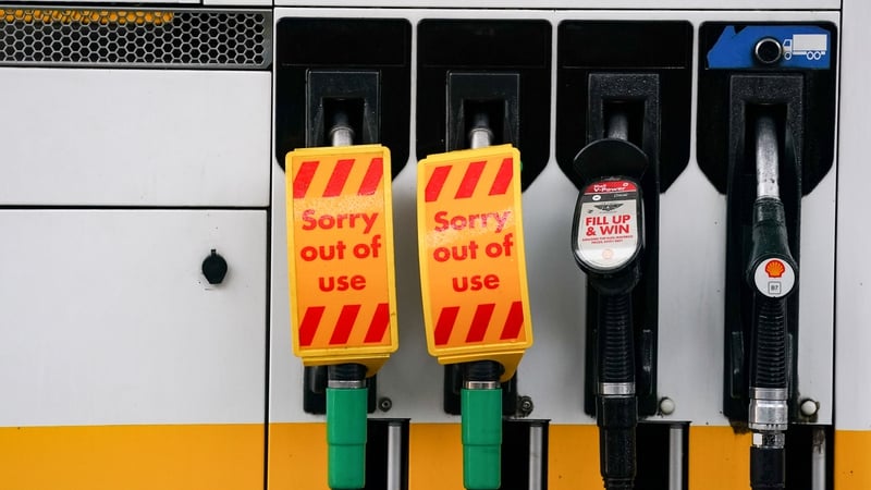 During the week https://www.rte.ie/news/uk/2021/0929/1249594-fuel-queues-uk/the UK had insufficient lorry drivers to transport petrol to the fuel pumps