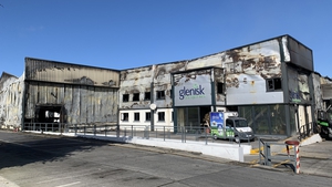 The fire started in the yogurt production facility in Offaly