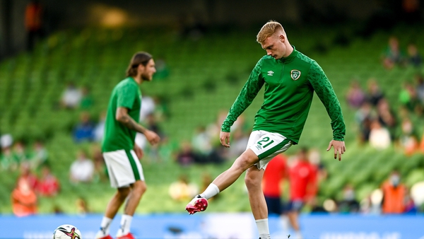 Liam Scales was part of the Republic of Ireland games for the recent games against Azerbaijan and Serbia