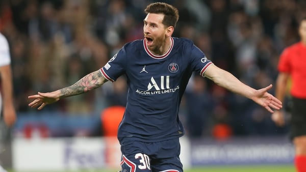 Lionel Messi's first goal for PSG was one to savour