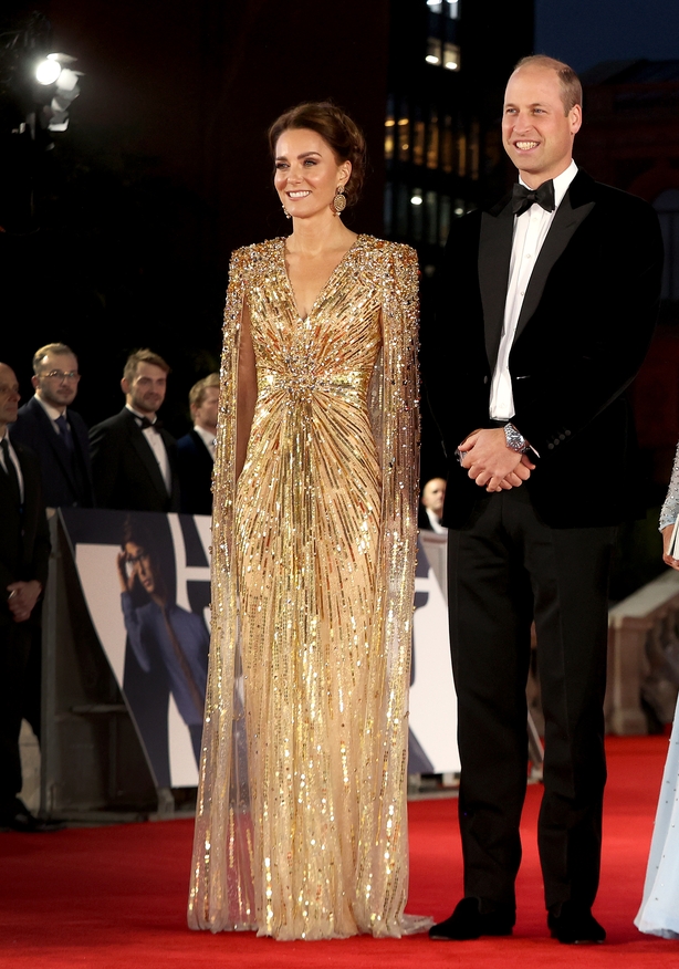 duchess kate gold dress