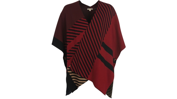 Barbour Martine Cape in Crimson Check, £119