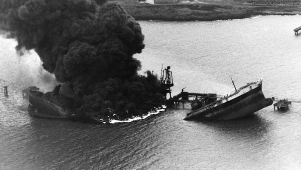 January 1979: Fifty thousand tons of crude oil exploded in a huge fireball in West Cork