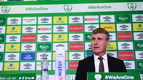Stephen Kenny was speaking to the media in Dublin at Thursday's squad announcement