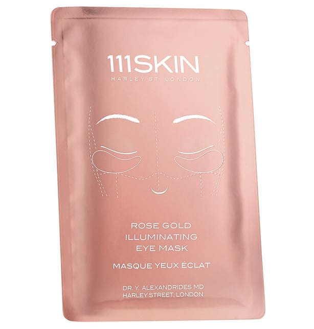 111 Skin Rose Gold Illuminating Eye Masks Single