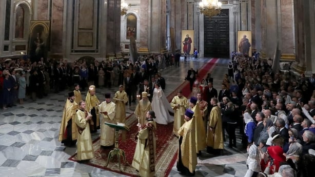 Russia hosts first royal wedding in a century