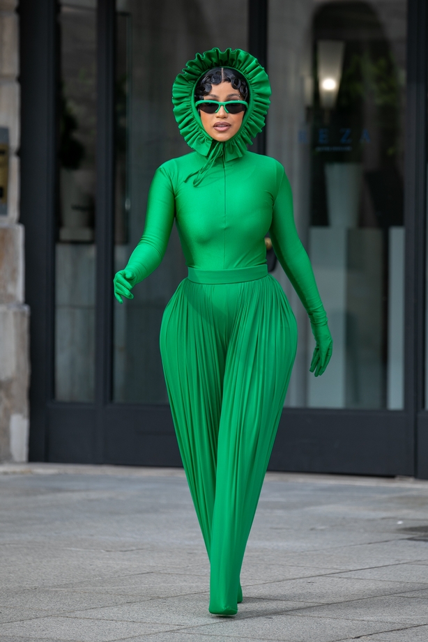 Cardi B Turns Heads In Outfits By London-Irish Designer