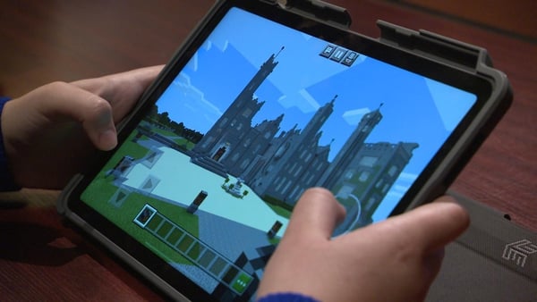 The project has rebuilt the castle through the Microsoft Minecraft game