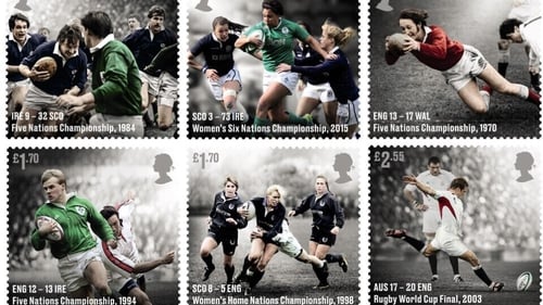 Royal Mail have issued commemorative rugby stamps