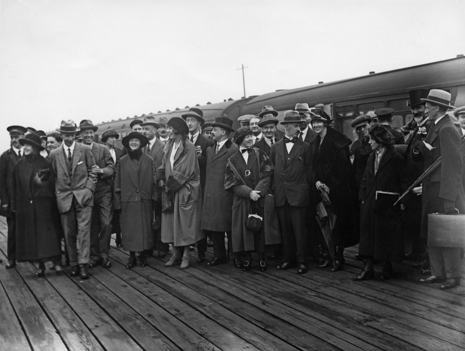 Image - Some idea of the size of the Irish delegation can be got from this photo, taken at Holyhead train station (Credit: Getty Images)