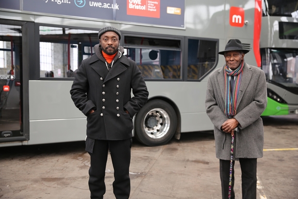 Will.i.am and civil rights hero Roy Hackett