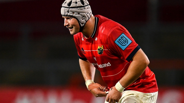 Fineen Wycherley was part of the Munster pack that scored five tries against the Stormers