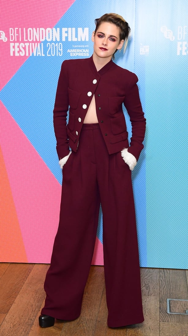 Kristen Stewart at the screening of Seberg in 2019