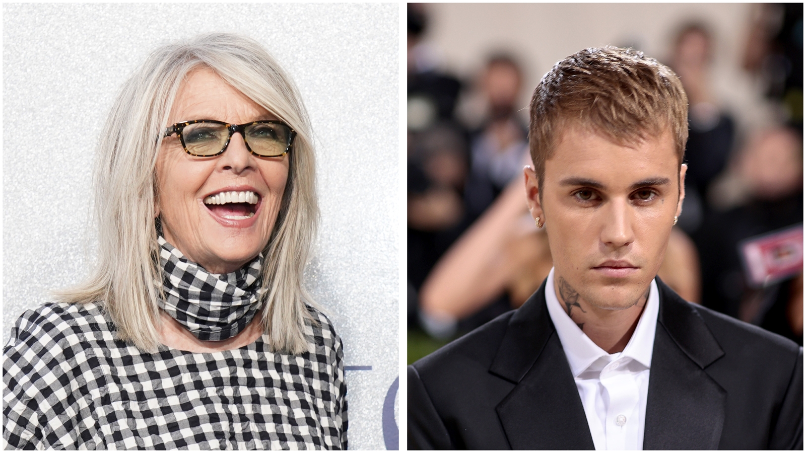 What Diane Keaton Said About Justin Bieber After Starring in His 'Ghost'  Music Video