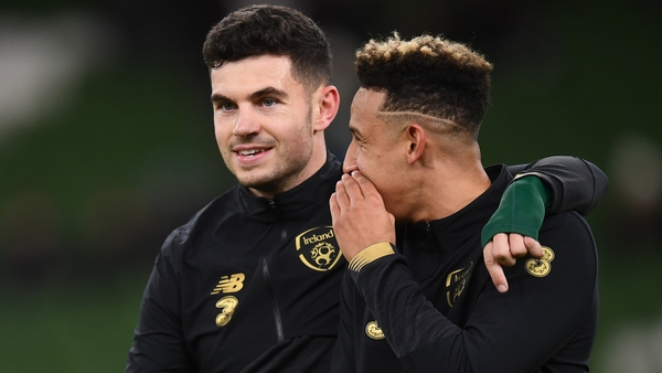 John Egan defended his friend and team-mate Callum Robinson