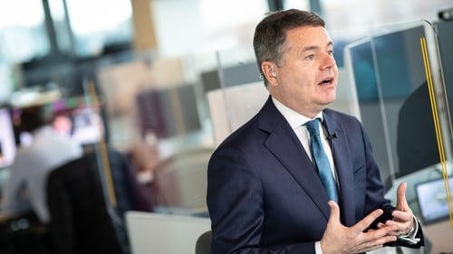 Finance Minister Paschal Donohoe in Brussels for Eurogroup meeting