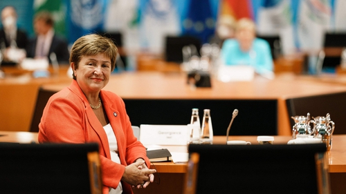 The International Monetary Fund's managing director Kristalina Georgieva