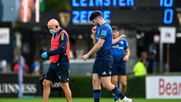 Byrne suffered a hip injury in the first half of his side's win against Zebre