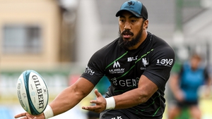 Bundee Aki is available for selection for Connacht against Munster this Saturday