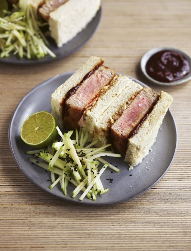 Tuna katsu sandwich