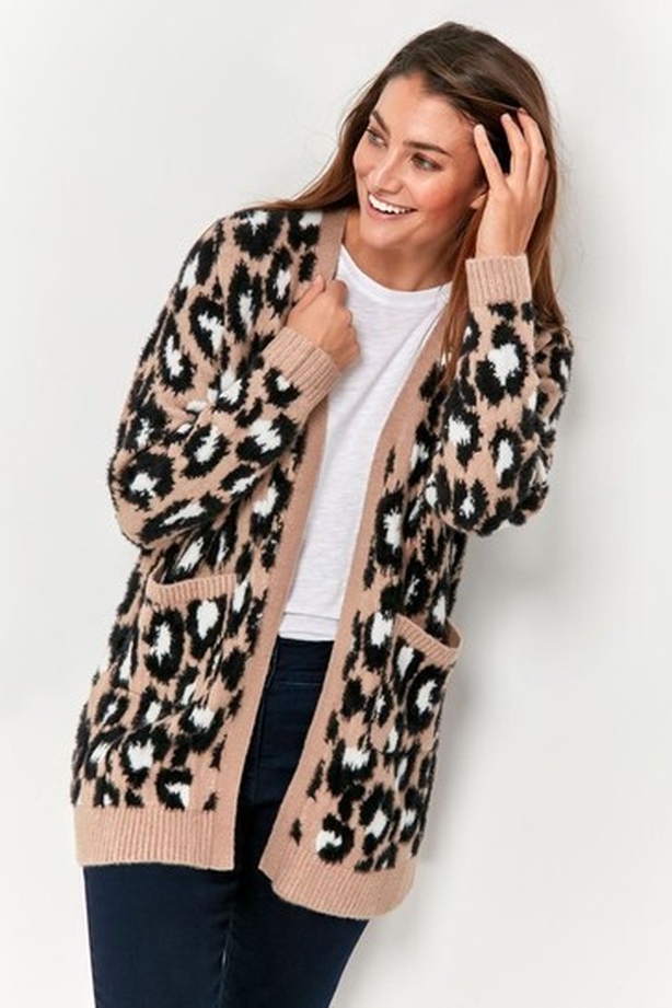 Hollister deals leopard cardigan