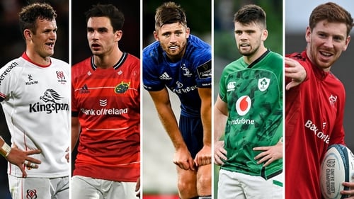 Billy Burns, Joey Carbery, Ross Byrne, Harry Byrne and Ben Healy are among the contenders for Johnny Sexton's long term replacement