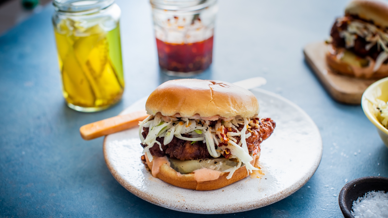 Donal Skehan's crispy chicken sandwich