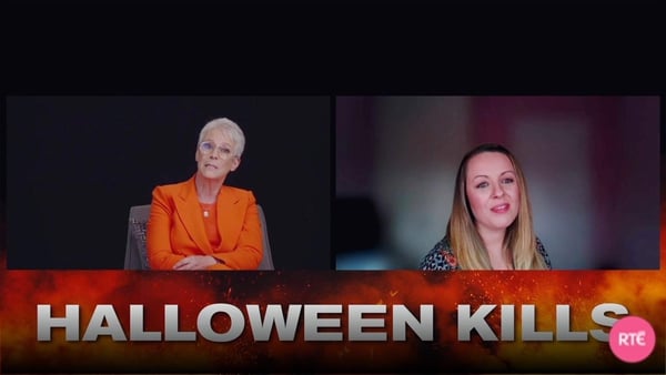 Jamie Lee Curtis speaks to RTÉ Entertainment about Halloween Kills