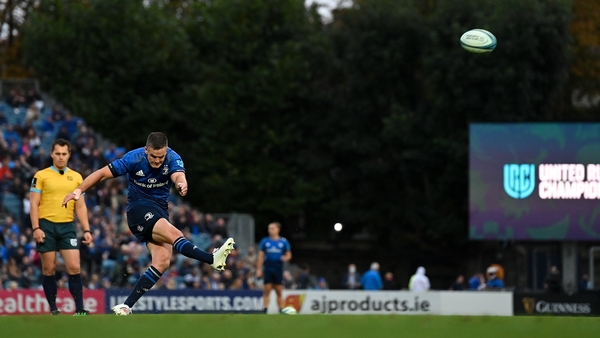 Johnny Sexton kicked a penalty and a conversion