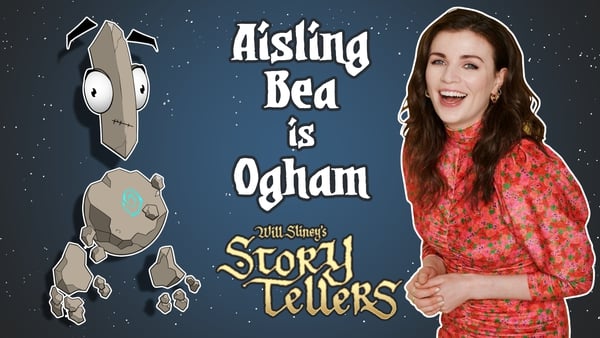 Meet Ogham!
Ogham is Will's wise-cracking ancient mystical stone sidekick!
Played by award-winning stand-up comedian, Writer & Actor Aisling Bea.
Will & Ogham teach brilliant drawing skills & create many moments of bravery!