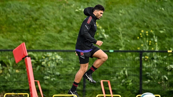 Damian de Allende returned to training with Munster this week