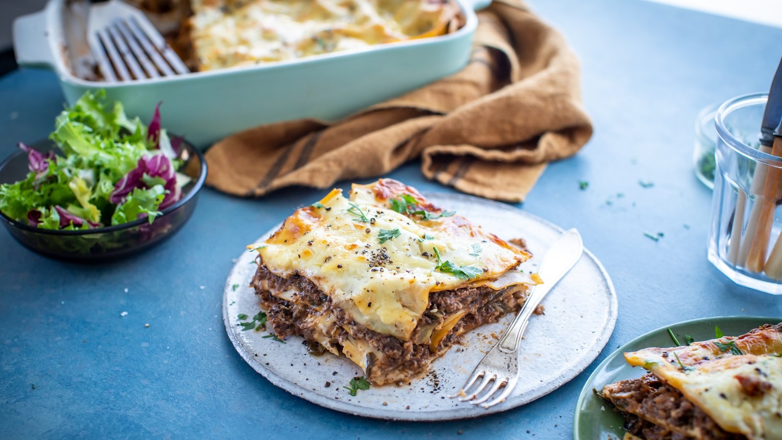 Donal's mushroom & cauliflower ragu lasagne