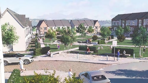 The scheme is made up of 99 houses and 18 duplexes in the townland of Ballinalea, Ashford
