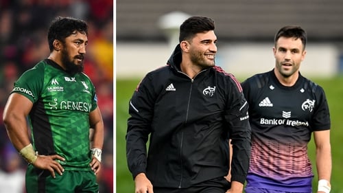 Bundee Aki is out for Connacht while Damian de Allende and Conor Murray return for Munster