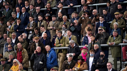 Fans were allowed into the racecourse for the first time since March 2020