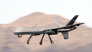 The operation was conducted using an MQ-9 aircraft (file picture)